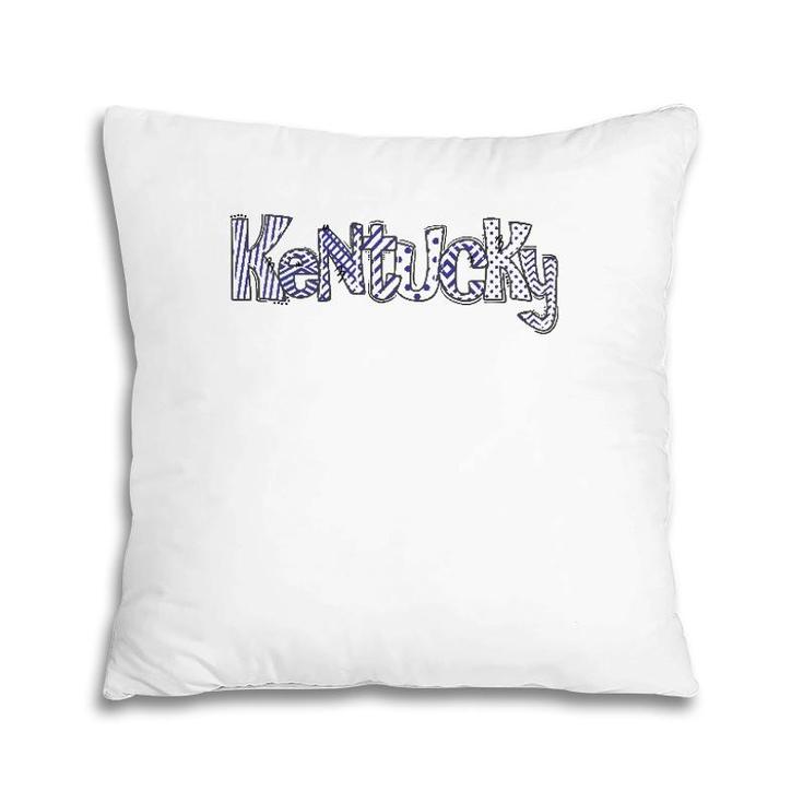 Kentucky Big Blue Basketball Vacation Pillow