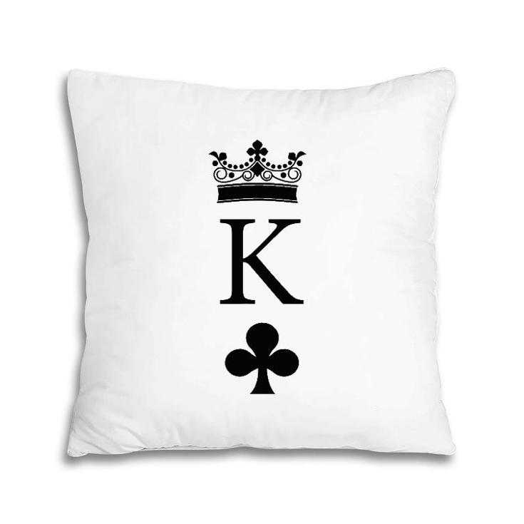 King Of Clubs  For Valentine Matching Couple Pillow