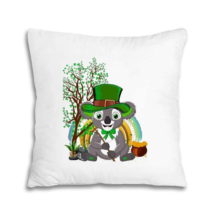 Koala Lover Leprechaun Hat Koala St Patrick's Day Pillow