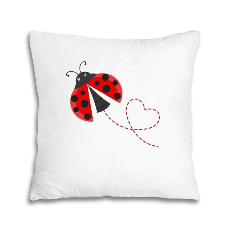 Ladybeetle Ladybugs Nature Lover Insect Fans Entomophile Pillow
