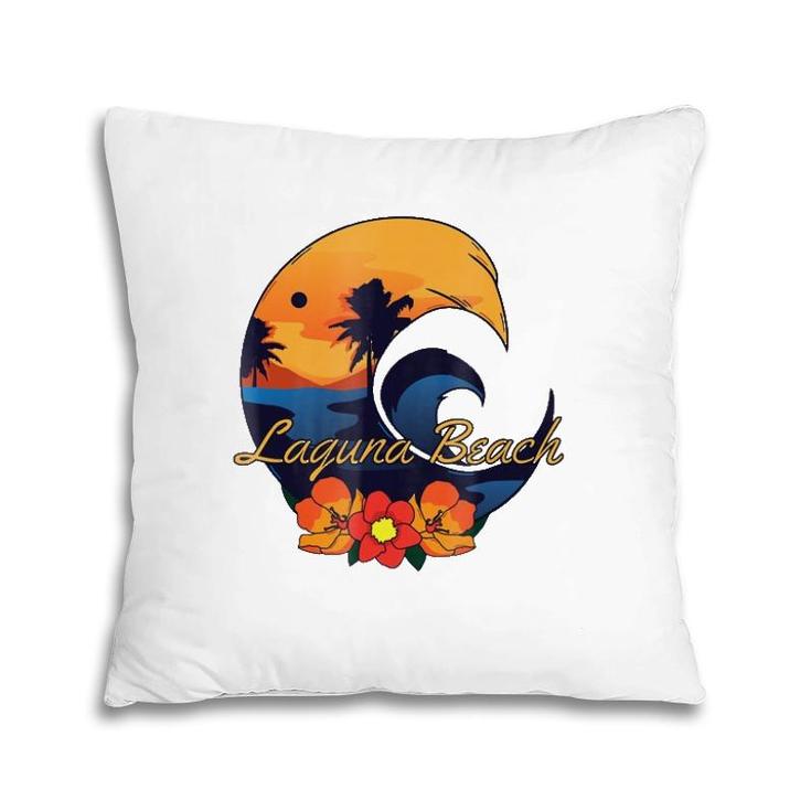 Laguna Beach Surf Tee  Travel Souvenir Gift Clothes Pillow