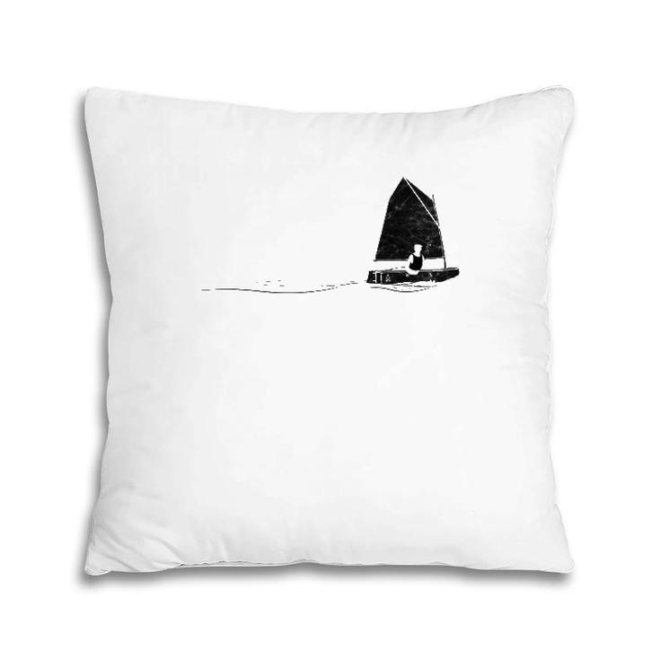 Laser Dinghy Sailing Upwind Speed Sail Boat Optimist Sailor Pillow
