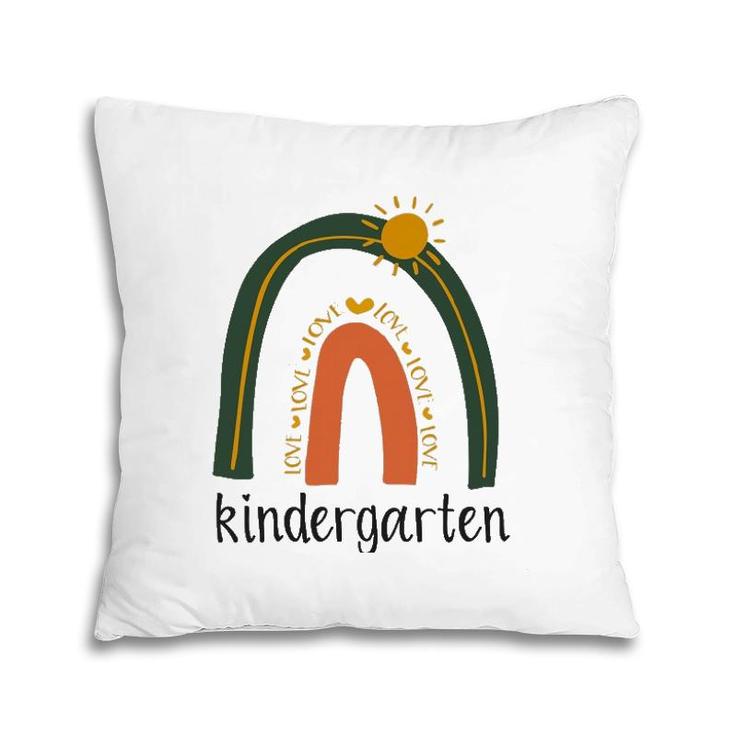 Love Rainbow Proud Nursery Preschool Kindergarten Teacher Pillow