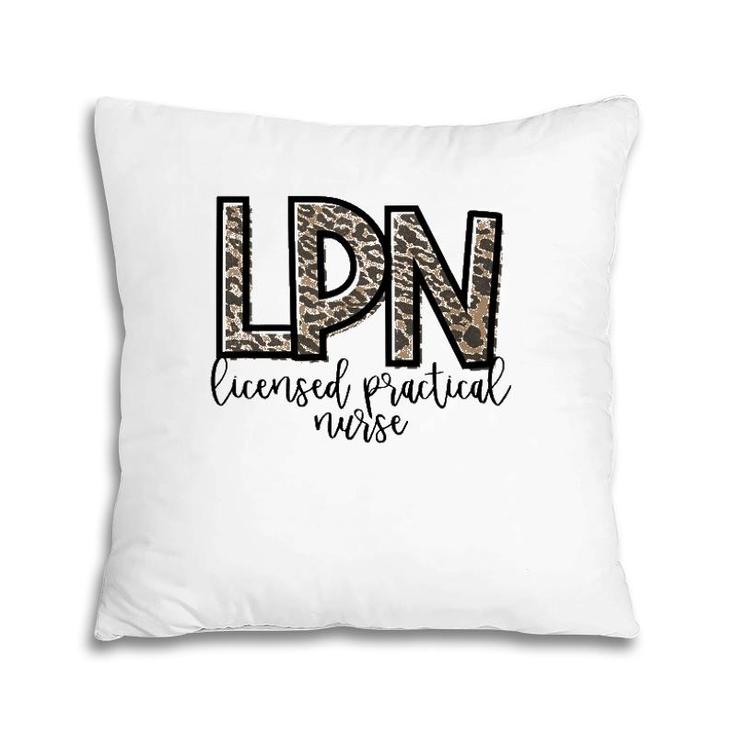 Lpn Licensed Practical Nurse Cute Nurse Pillow