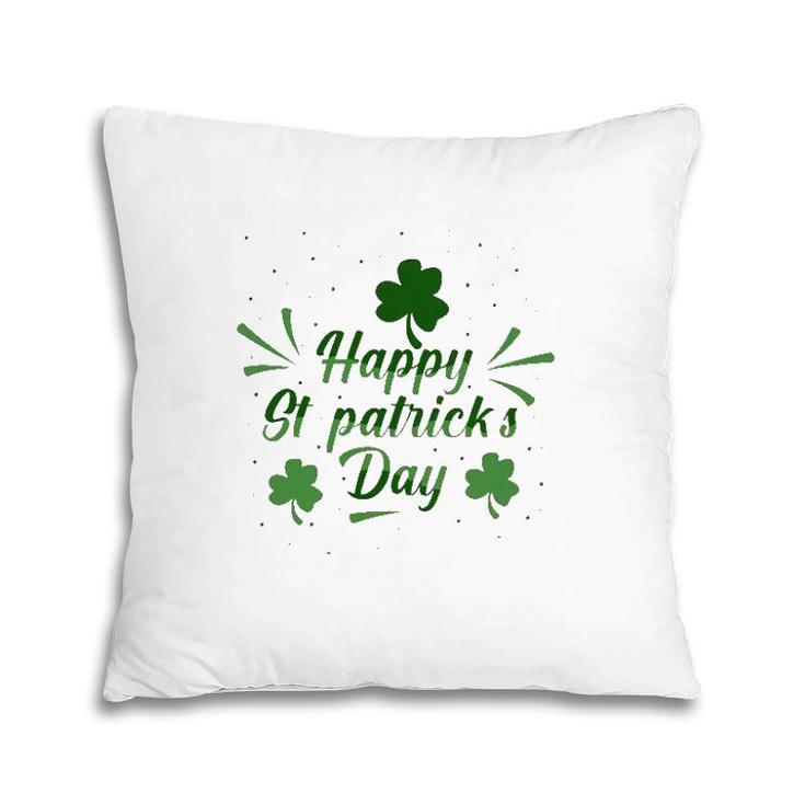 Lucky Shamrock Gift St Patrick's Day Pillow