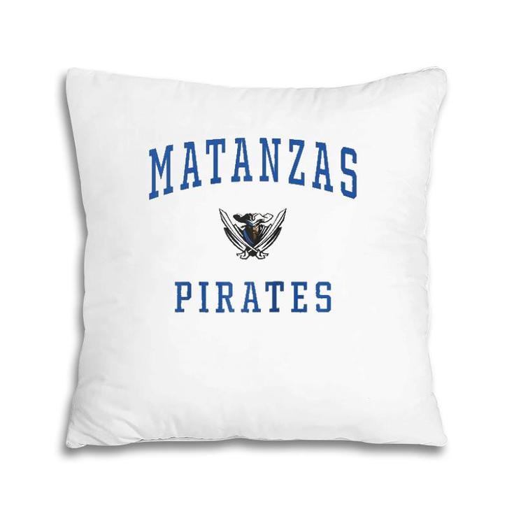 Matanzas High School Pirates Raglan Baseball Tee Pillow
