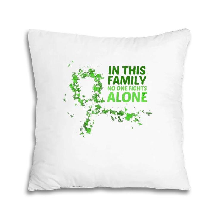 May Mental Health Awareness Month Green Ribbons Family Gift Raglan Baseball Tee Pillow