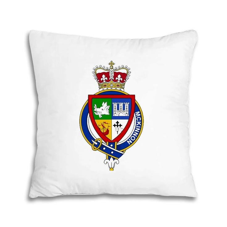 Mckinnon Coat Of Arms Family Crest Pillow