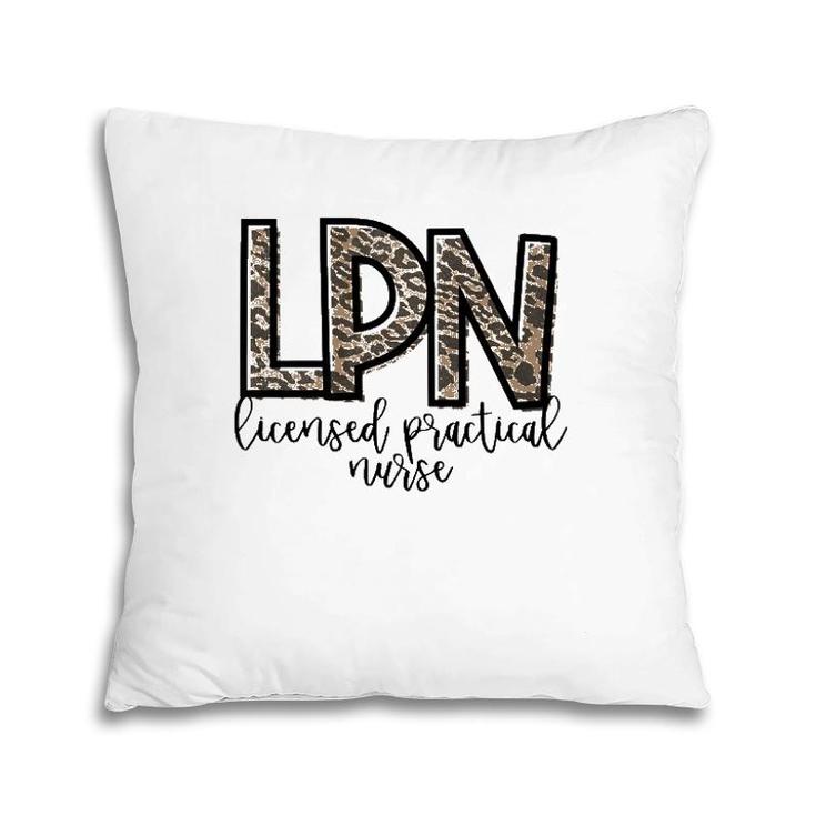 Mens Lpn Licensed Practical Nurse Cute Nurse  Pillow