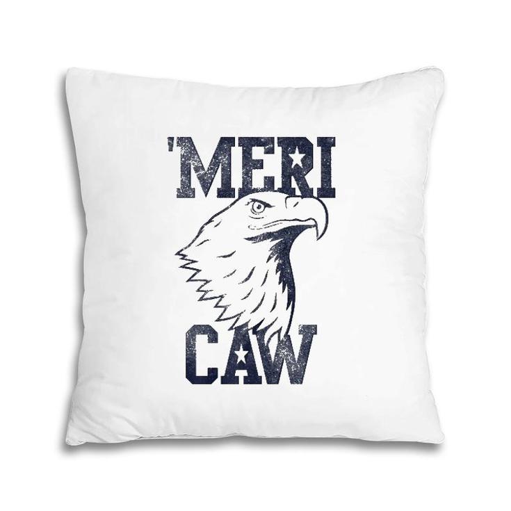 Meri Caw Eagle Head  Pillow