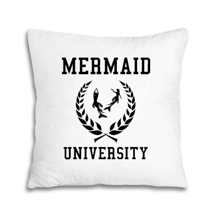 Mermaid University Funny Deep-Sea Diver Sailor Pillow