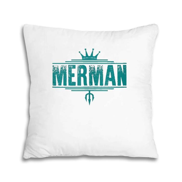 Merman - Easy Men's Halloween Costume - Mermaid  Pillow