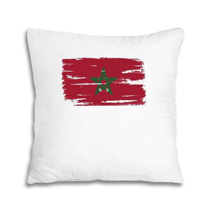 Morocco Moroccan Flag Pillow
