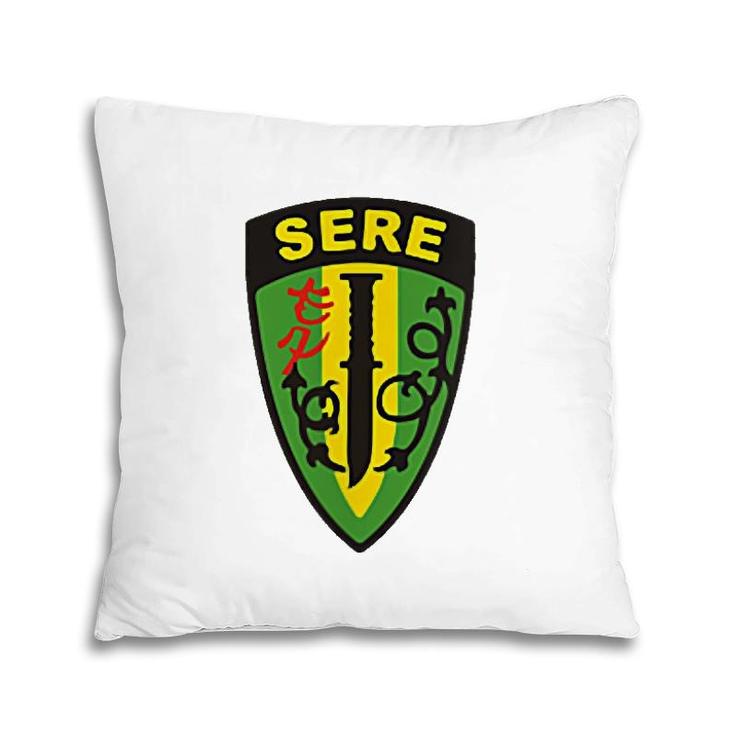 Navy Sere School Patch Image  Pillow