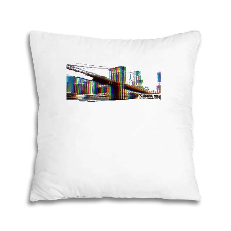 New York City Brooklyn Bridge North America Souvenir Pillow