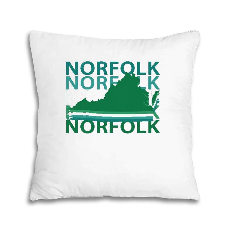 Norfolk Virginia Souvenirs Va Gift Pillow