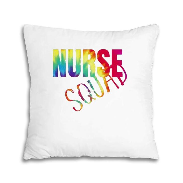 Nurse Squad Colorful Nurse Gift For Women Pillow