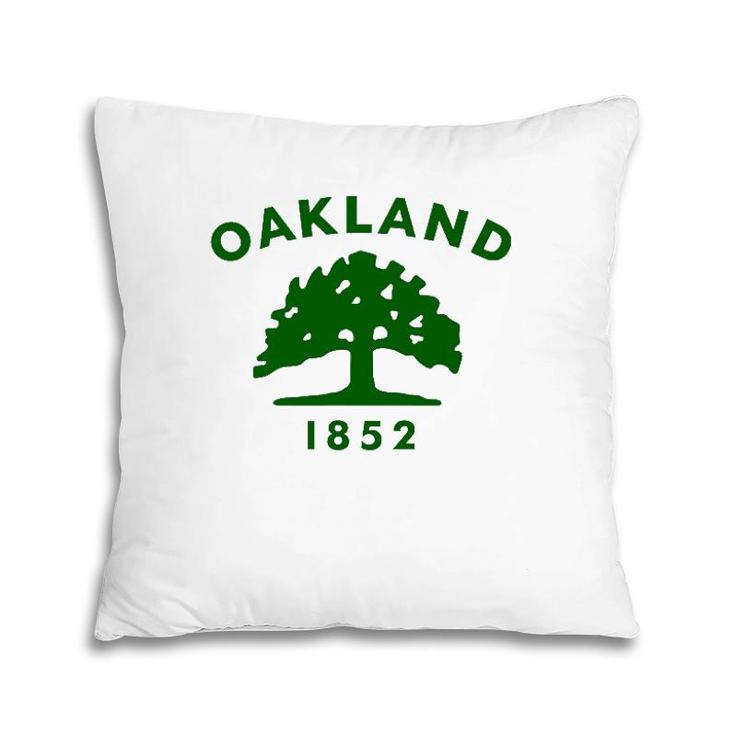 Oakland City Flag State Of California Pillow