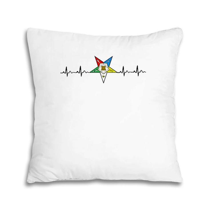 Oes Heartbeat Order Of The Eastern Star Ekg Pillow