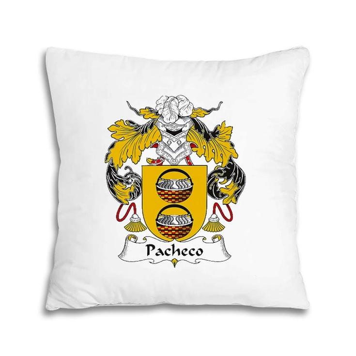 Pacheco Coat Of Arms Family Crest Pillow
