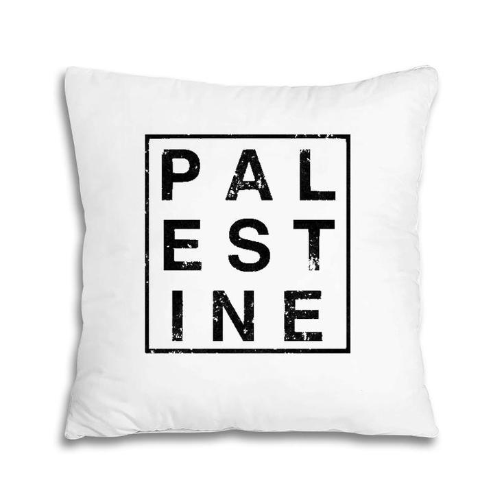Palestine Distressed Halloween Christmas Funny Cool Pillow