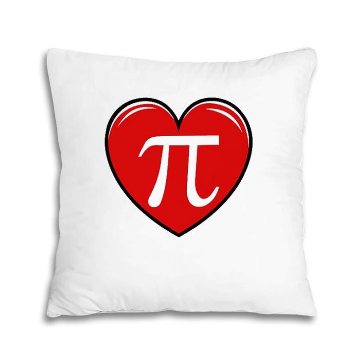 Pi Day 3 14 Heart Pocket Funny Math Teacher Pillow