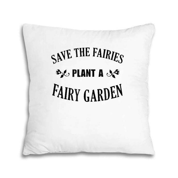 Plant A Miniature Fairy Garden Pillow