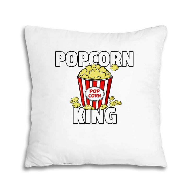 Popcorn King Gift Cinema Movie Snack Pillow