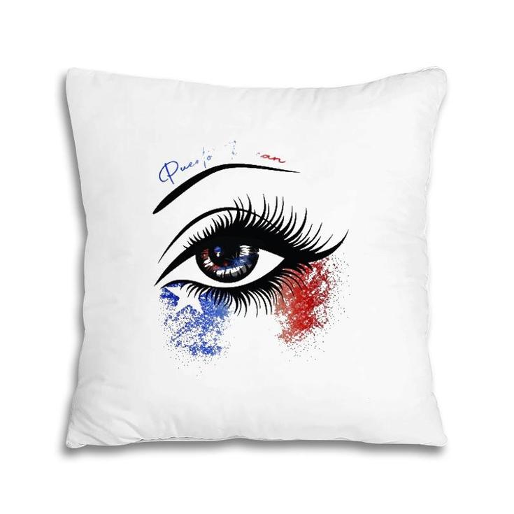 Puerto Rican Women Gift Puerto Rican Flag Eye Pillow
