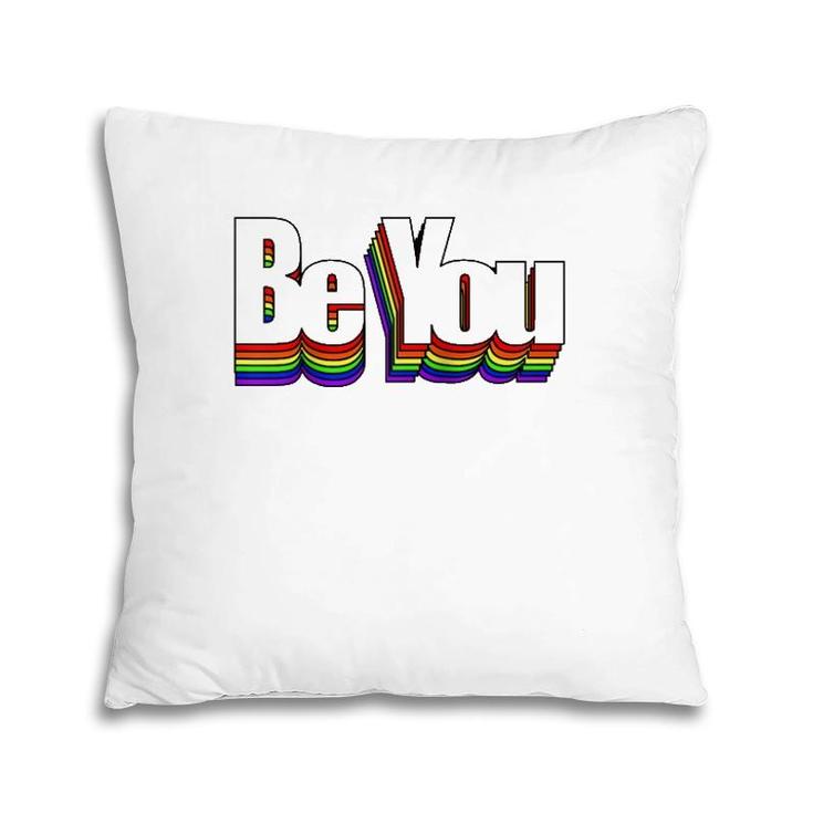 Rainbow Lgbtq Flag Lgbt Gay Pride Love Awareness Gift Raglan Baseball Tee Pillow