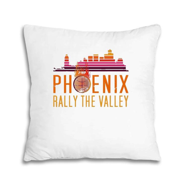 Rally In Valley Phoenix Basketball Phoenix Rally In Valley Pillow
