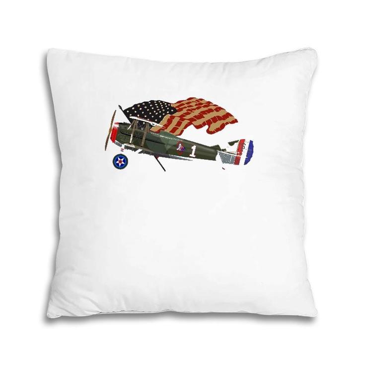 Rickenbacker Spad Xiii Wwi Fighter Aircraft Plane Pillow