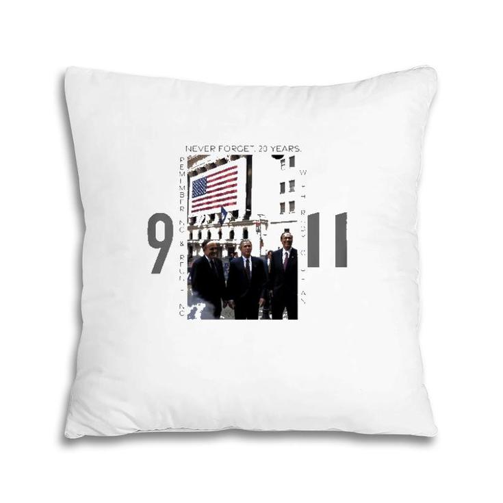 Rudy Giuliani 9 11 20Th Anniversary  Fit Mens Pillow