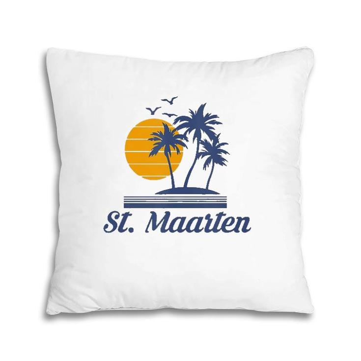 Saint St Maarten Caribbean Island Country Beach Tank Top Pillow