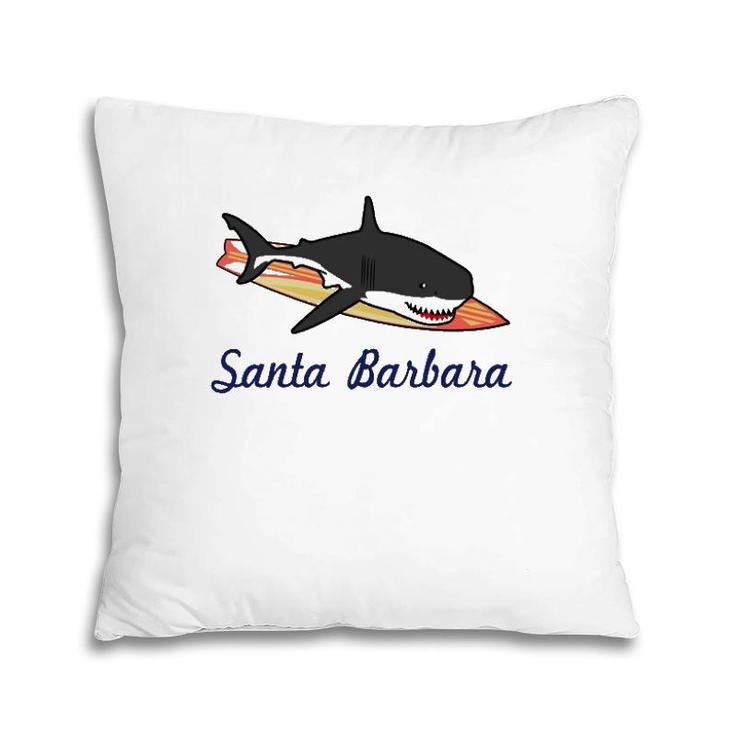 Santa Barbara California Beach Souvenir Graphicsurf Gifts Pullover Pillow