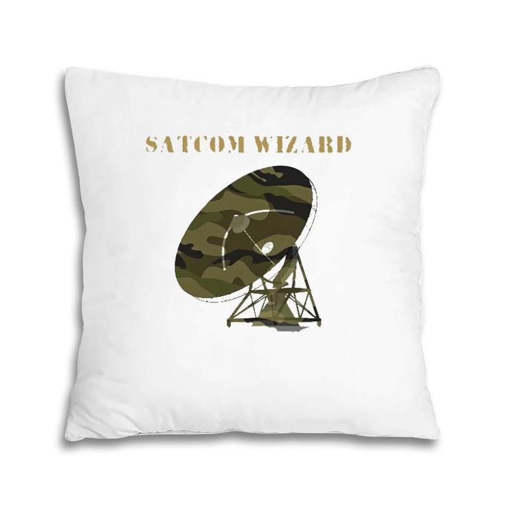 Satcom Wizard Satellite Communications Satcom Pillow