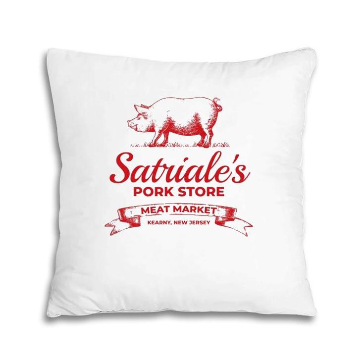 Satriale’S Pork Store Kearny New Jersey Pillow