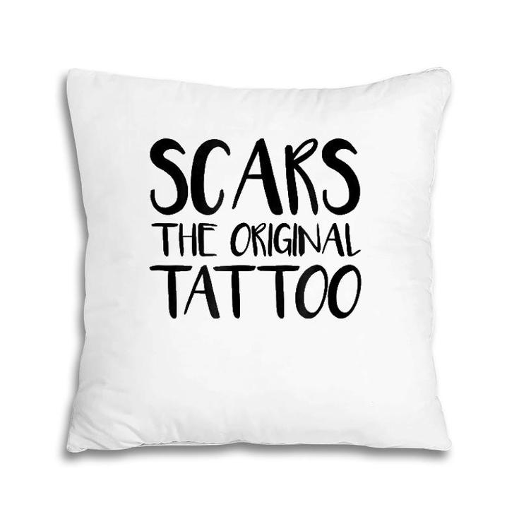 Scars The Original Tattoo Pillow