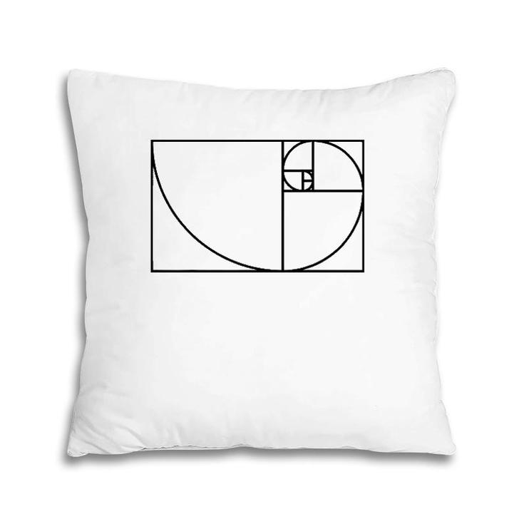Sheldon Nerd Golden Spiral Math Teacher Student Gift Pillow