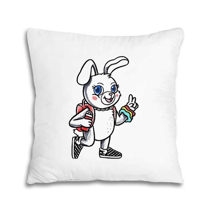 Sksksk And I Oop Easter Bunny Rabbit Pillow