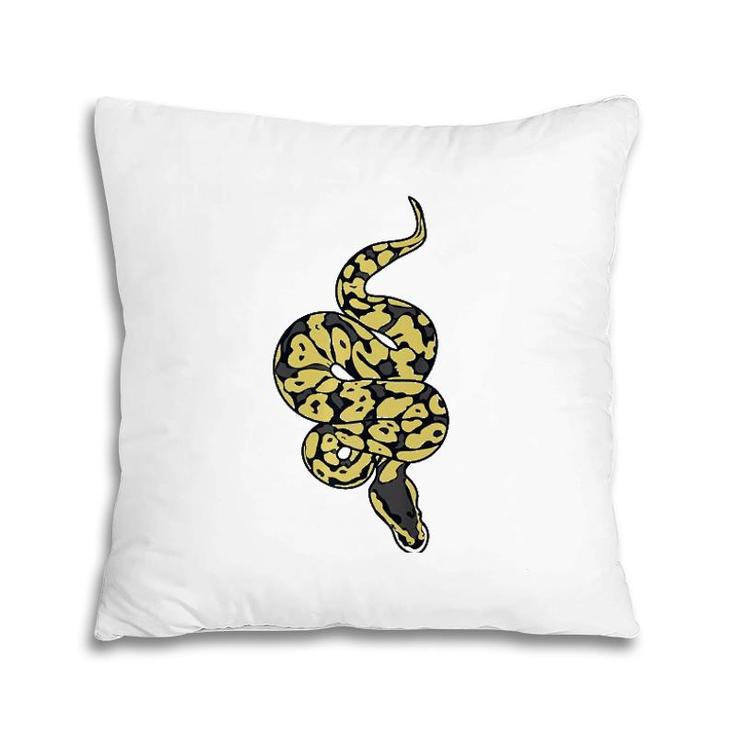 Snake Lover Reptile Cute Baby Ball Python Funny Noodle  Pillow