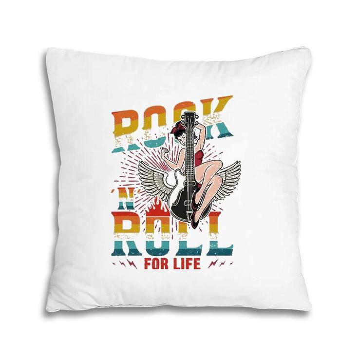 Sock Hop Costume Rock 'N' Roll For Life Greaser Babe And Men Pillow
