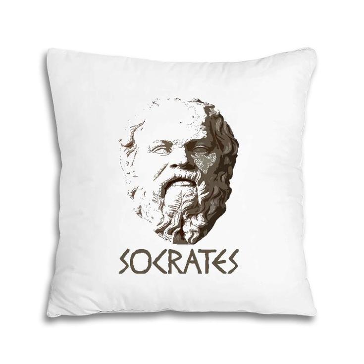 Socrates Greek Philosophy Philosopher Greece Tee Pillow
