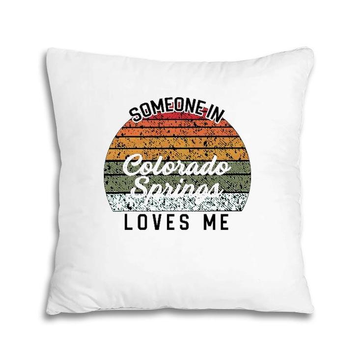 Someone In Colorado Springs Loves Me Usa Family Travel Pillow
