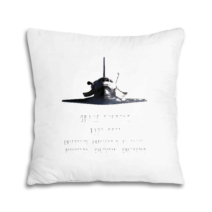 Space Shuttle 10Th Anniversary Last Flight 1981 2011 Ver2 Pillow