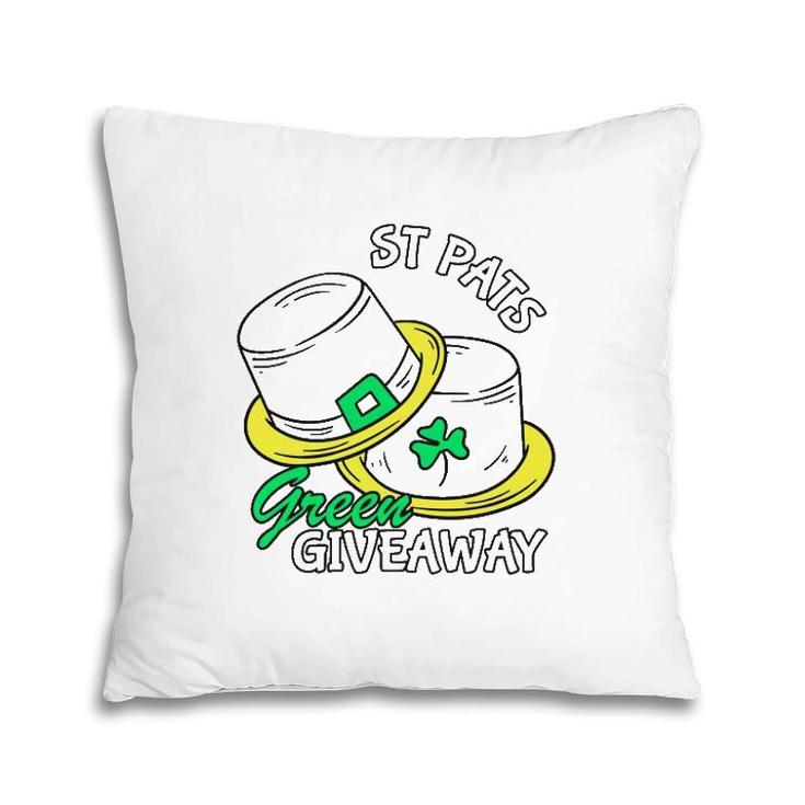St Pats Green Giveaway Gift Pillow