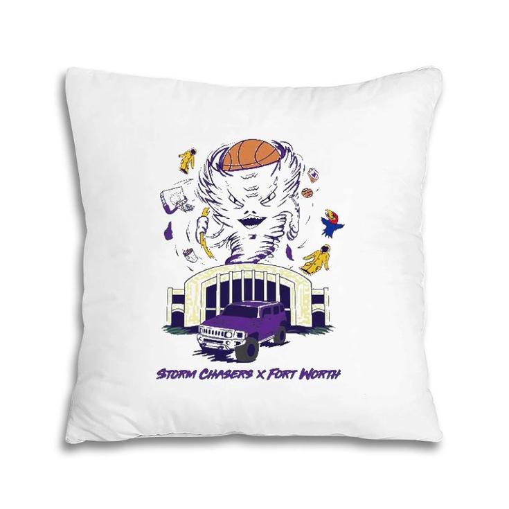 Storm Chasers X Fort Worth Basketball Pillow