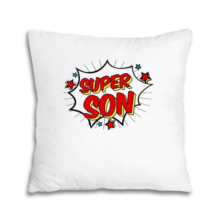 Superhero Super Son Matching Family Superhero S Pillow