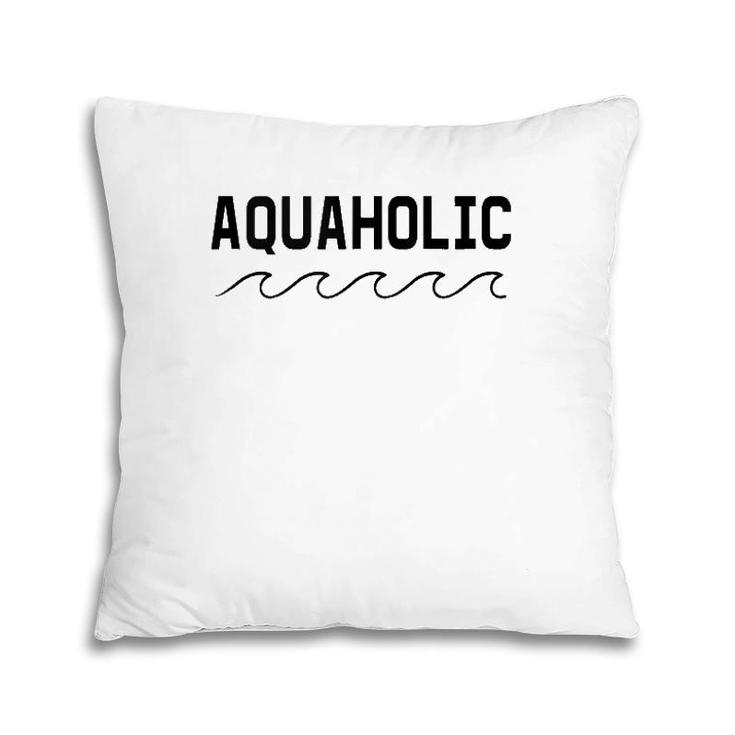 Swimmer Boating Aquaholic Swimming Water Sports Lover Gift Tank Top Pillow