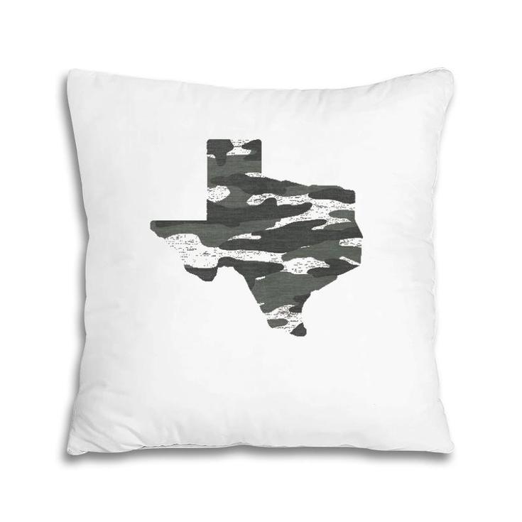 Texas Pride Graphic Tee State Of Texas Hunting Fashion Pillow